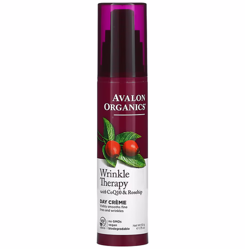 Avalon Organics 輔酶 Q10 和玫瑰果抗皺日霜，1.75 盎司（50 克） 香港