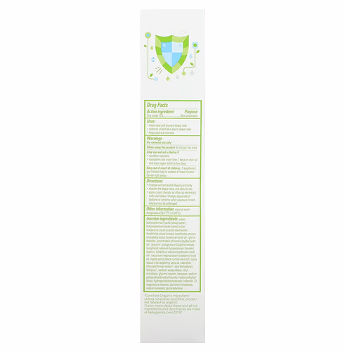 Babyganics, Diaper Rash Cream, Fragrance Free, 4 oz (113 g)