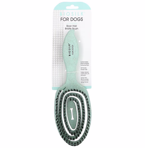 Biosilk, Boar Hair Bristle Brush, For Dogs, 1 Brush