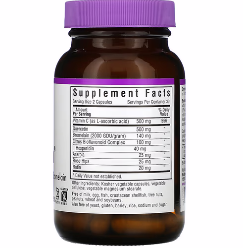 Bluebonnet Nutrition, Super Quercetin, 60 Vegetable Capsules Bluebonnet Nutrition, Super Quercetin, 60 Vegetable Capsules