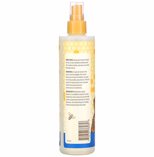 Burt's Bees, Detangling Spray for Dogs with Lemon Oil and Linseed Oil, 10 fl oz (296 ml)