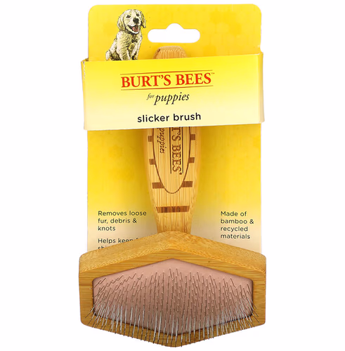 Burt's Bees, Slicker Brush for Puppies, 1 Brush