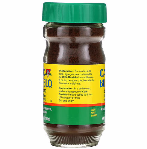 Café Bustelo, Espresso, Decaffeinated Instant Coffee, 3.5 oz (100 g) Café Bustelo, Espresso, Decaffeinated Instant Coffee, 3.5 oz (100 g)