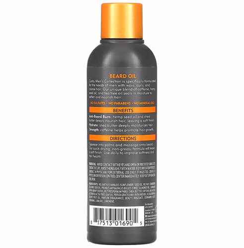Cantu, Men's Collection, Shea Butter Beard Oil, 3.4 fl oz (100 ml) Cantu, Men's Collection, Shea Butter Beard Oil, 3.4 fl oz (100 ml)