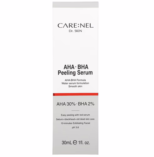 Care:Nel, AHA-BHA Peeling Serum, 1 fl oz (30 ml)