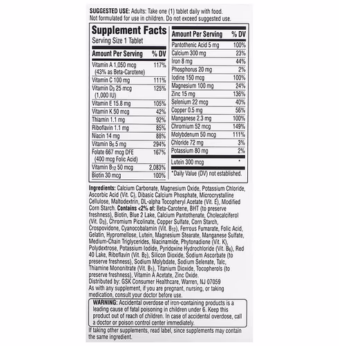 Centrum, Silver Women 50+, 100 Tablets