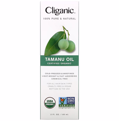 Cliganic, 100% Pure & Natural Oil, Tamanu, 2 fl oz (60 ml) Cliganic, 100% Pure & Natural Oil, Tamanu, 2 fl oz (60 ml)