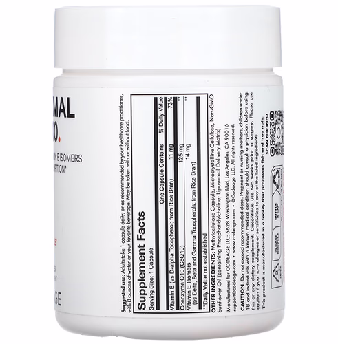 Codeage, Liposomal CoQ10, 60 Capsules Codeage, Liposomal CoQ10, 60 Capsules