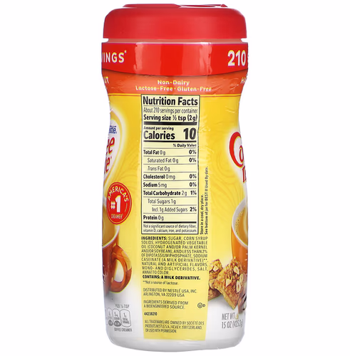Coffee Mate, Powder Coffee Creamer, Hazelnut, 15 oz (425.2 g) Coffee Mate, Powder Coffee Creamer, Hazelnut, 15 oz (425.2 g)