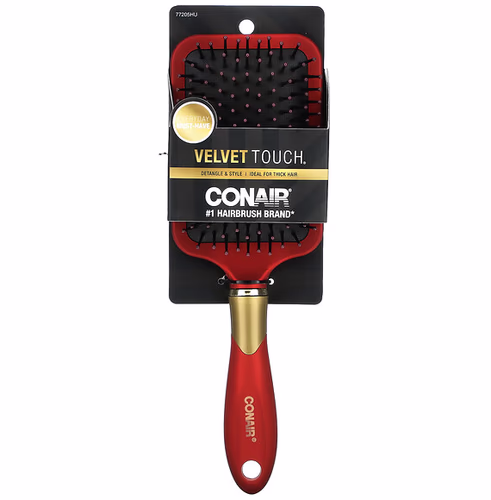 Conair, Velvet Touch, Paddle Hair Brush, 1 Brush