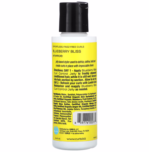 Curls, Blueberry Bliss, Curl Control Jelly, 3.4 fl oz (100.55 ml) Curls, Blueberry Bliss, Curl Control Jelly, 3.4 fl oz (100.55 ml)