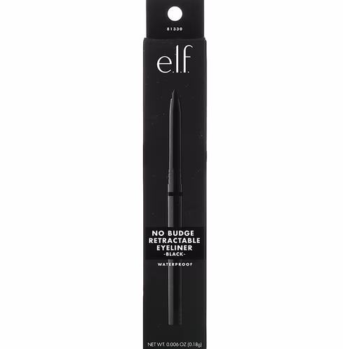 E.L.F., No Budge Retractable Eyeliner, Waterproof, Black, 0.006 oz (0.18 g) E.L.F., No Budge Retractable Eyeliner, Waterproof, Black, 0.006 oz (0.18 g)