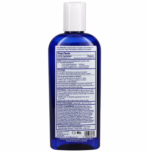Eco-Dent, Ultimate Essential MouthCare, Daily Rinse & Oral Wound Cleanser, Sparkling Clean Mint, 8 fl oz (237 ml) Eco-Dent, Ultimate Essential MouthCare, Daily Rinse & Oral Wound Cleanser, Sparkling Clean Mint, 8 fl oz (237 ml)