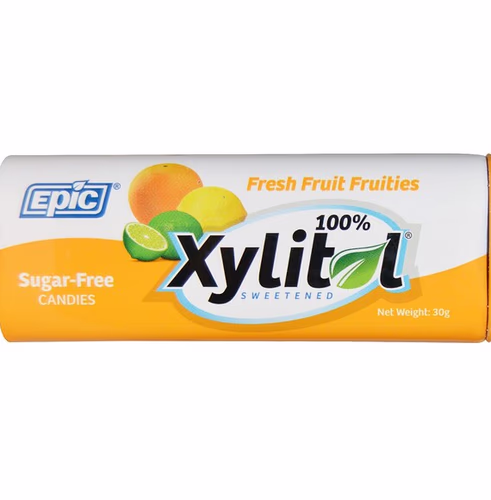 Epic Dental, 100% Xylitol Sweetened, Fresh Fruit Fruities, Candies, Sugar-Free, 30 g Review