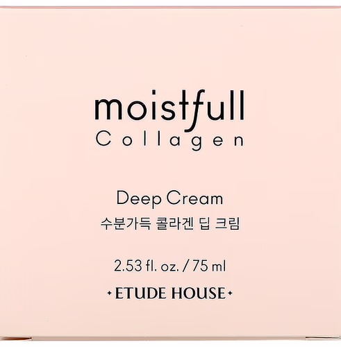 Etude, Moistfull Collagen, Deep Cream, 2.53 fl oz (75 ml) Etude, Moistfull Collagen, Deep Cream, 2.53 fl oz (75 ml)