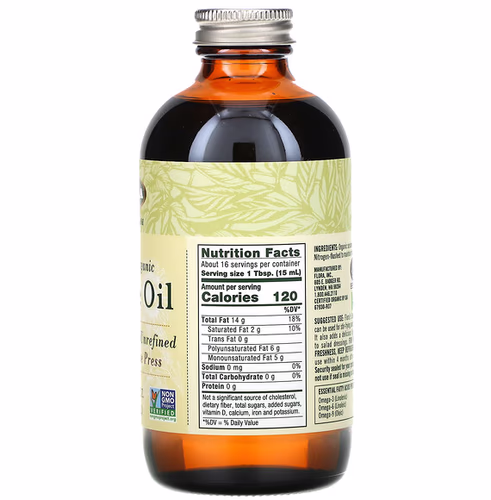 Flora, Certified Organic Sesame Oil, 8.5 fl oz (250 ml)