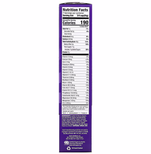Food For Life, Ezekiel 4:9, Sprouted Flourless Flake Cereal, Raisin, 14 oz (397 g) Food For Life, Ezekiel 4:9, Sprouted Flourless Flake Cereal, Raisin, 14 oz (397 g)