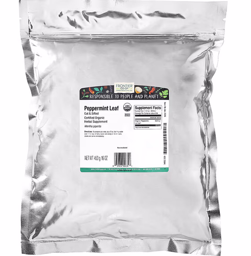 Frontier Co-op, Organic Peppermint Leaf, Cut & Sifted, 16 oz (453 g)