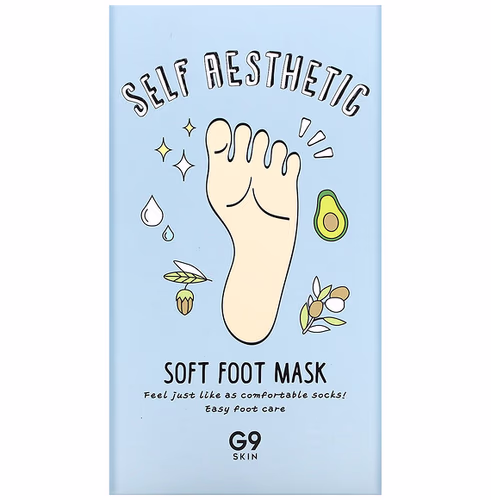 G9skin, Self Aesthetic, Soft Foot Mask, 5 Masks, 0.40 fl oz (12 ml) G9skin, Self Aesthetic, Soft Foot Mask, 5 Masks, 0.40 fl oz (12 ml)