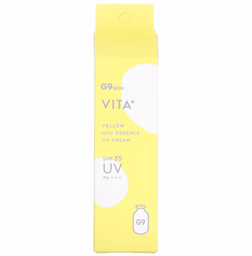 G9skin, Vita+ UYU Essence UV Cream, SPF 35 PA+++, Yellow, 25 g
