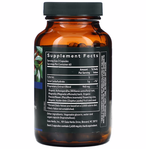 Gaia Herbs, SleepThru, 120 Vegan Liquid Phyto-Caps Gaia Herbs, SleepThru, 120 Vegan Liquid Phyto-Caps