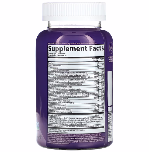 Garden of Life, Vitamin Code Gummies, Prenatal Multi with Iron & Folate, Cherry Lemonade, 90 Gummies