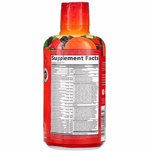Garden of Life, Vitamin Code Liquid, Multivitamin Formula, Fruit Punch, 30 fl oz (900 ml)