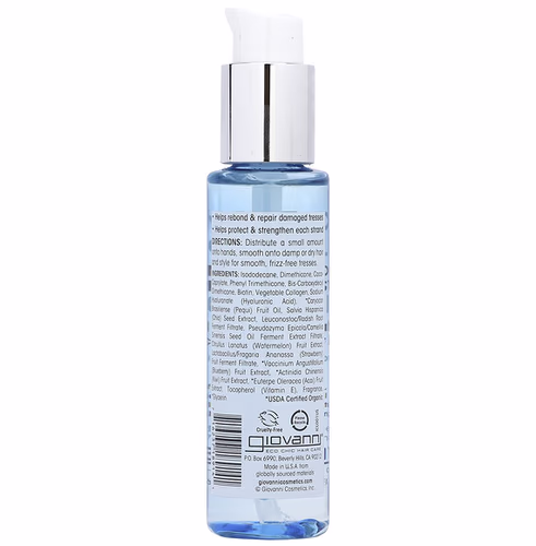 Giovanni, Biotin & Collagen Hair Oil, Rebonding & Restoring, 1.9 fl oz (56 ml) Giovanni, Biotin & Collagen Hair Oil, Rebonding & Restoring, 1.9 fl oz (56 ml)