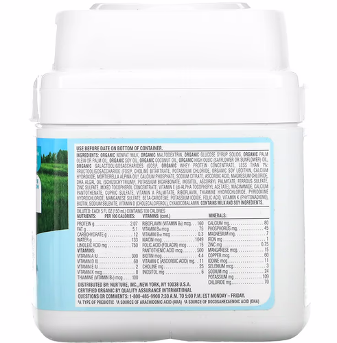 Happy Family Organics, Organics Happy Baby, Infant Formula With Iron, Stage 1, 0-12 Months, 21 oz (595 g)