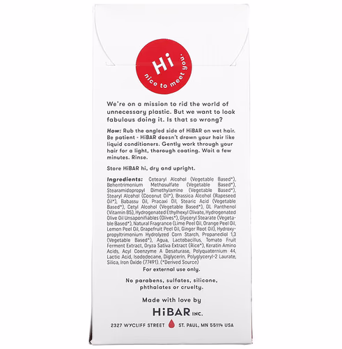 HiBAR, Solid Conditioner, Curl, 1 Bar, 2.7 oz (76 g) HiBAR, Solid Conditioner, Curl, 1 Bar, 2.7 oz (76 g)
