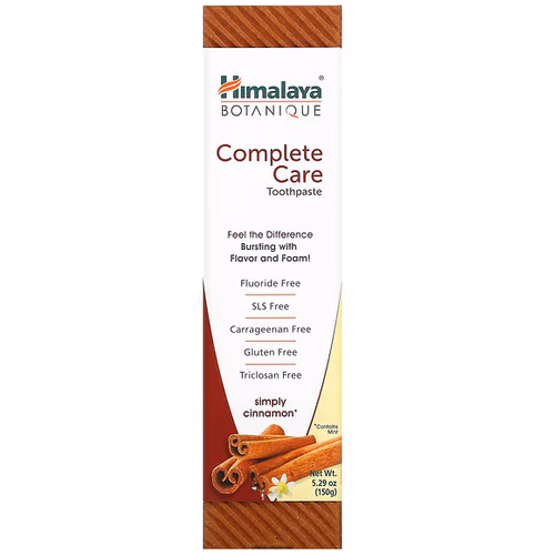 Himalaya, Botanique, Complete Care Toothpaste, Simply Cinnamon, 5.29 oz (150 g) Himalaya, Botanique, Complete Care Toothpaste, Simply Cinnamon, 5.29 oz (150 g)