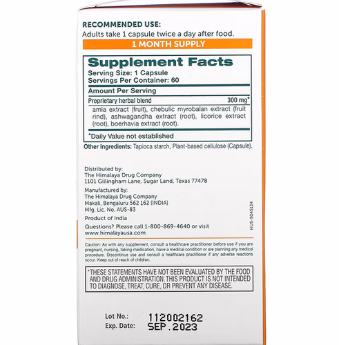 Himalaya, Hello Energy, Adrenal Support With Ashwagandha, 60 Vegetarian Capsules Himalaya, Hello Energy, Adrenal Support With Ashwagandha, 60 Vegetarian Capsules