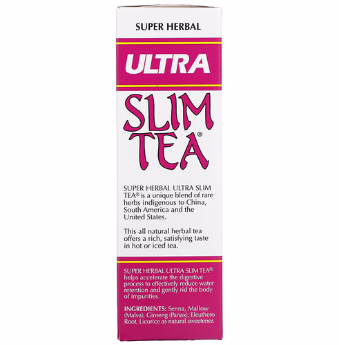 Hobe Labs, Ultra Slim Tea, Super Herbal, Caffeine Free, 24 Herbal Tea Bags, 1.69 oz (48 g) Each