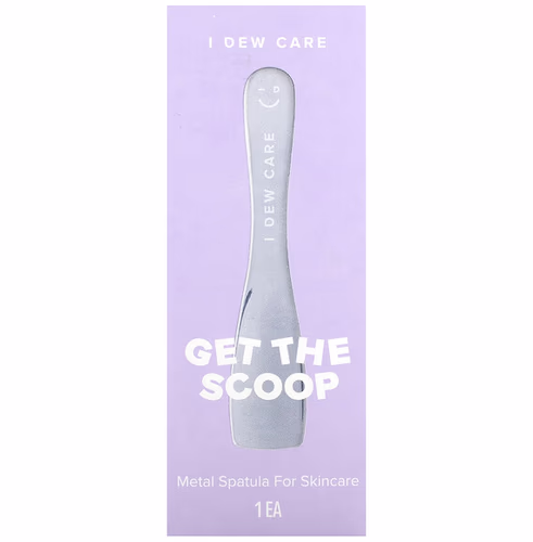 I Dew Care, Get the Scoop, Metal Spatula for Skincare, 1 Spatula I Dew Care, Get the Scoop, Metal Spatula for Skincare, 1 Spatula