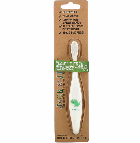 Jack n' Jill, Bio Toothbrush, Dino, 1 Toothbrush Review