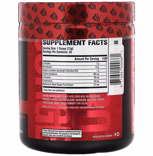 Jacked Factory, Nitro Surge, Pre-Workout, Black Cherry, 7.61 oz (216 g) Jacked Factory, Nitro Surge, Pre-Workout, Black Cherry, 7.61 oz (216 g)