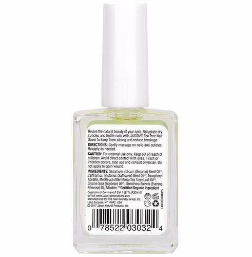 護縫, 指甲護理: Jason Natural, Nail Saver, Tea Tree, 0.5 fl oz (15 ml) 護縫, 指甲護理: Jason Natural, Nail Saver, Tea Tree, 0.5 fl oz (15 ml)