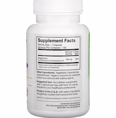 Jigsaw Health, MagPure Malate, 120 Capsules Jigsaw Health, MagPure Malate, 120 Capsules