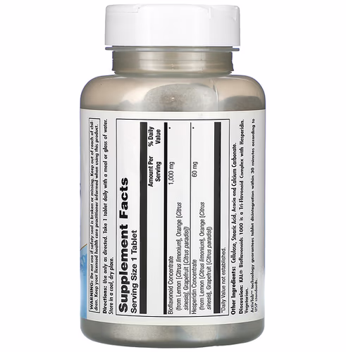 KAL, Bioflavonoids 1, 000, 100 Tablets
