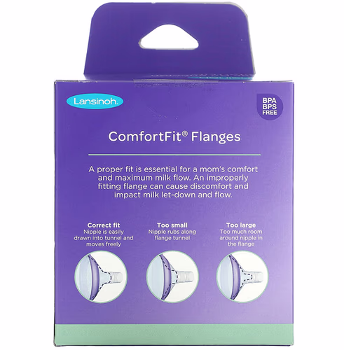 Lansinoh, ComfortFit Flanges, 36 mm, 2 Flanges Lansinoh, ComfortFit Flanges, 36 mm, 2 Flanges