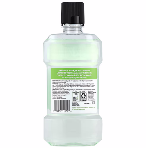 Listerine, Mouthwash, Limited Edition, Coconut & Lime Blend, 1.05 pt (500 ml) Listerine, Mouthwash, Limited Edition, Coconut & Lime Blend, 1.05 pt (500 ml)