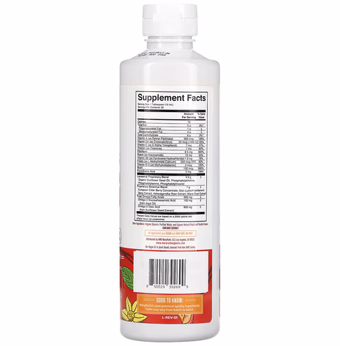MaryRuth Organics, Men's Multivitamin Liposomal, Vanilla Peach, 15.22 fl oz (450 ml)