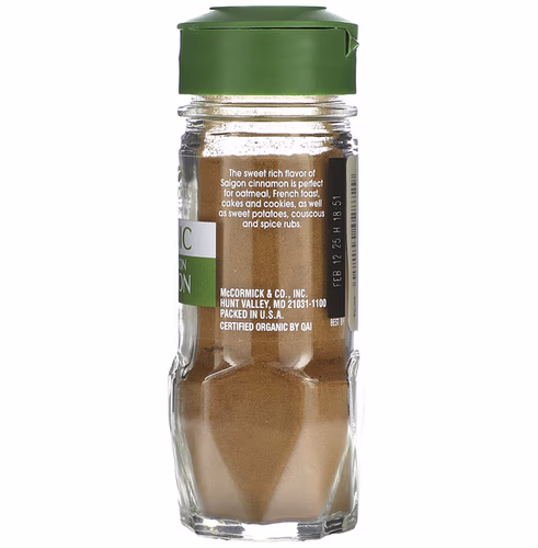 McCormick Gourmet, Organic, Ground Saigon Cinnamon, 1.25 oz (35 g) McCormick Gourmet, Organic, Ground Saigon Cinnamon, 1.25 oz (35 g)