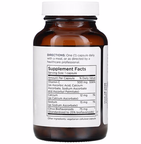 Metabolic Maintenance, Buffered Vitamin C with Bioflavonoids, 500 mg, 90 Capsules