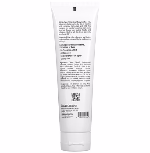 Mild By Nature, Hydrating Moisturizer, Unscented, 4.7 fl oz (140 ml) Mild By Nature, Hydrating Moisturizer, Unscented, 4.7 fl oz (140 ml)