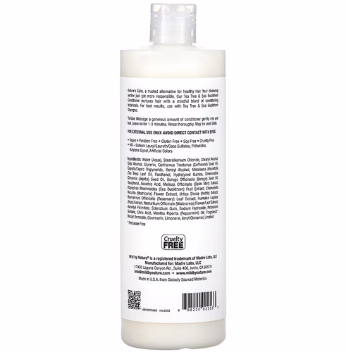 Mild By Nature, Tea Tree & Sea Buckthorn Conditioner for Oily Hair, 16 fl oz (473 ml)