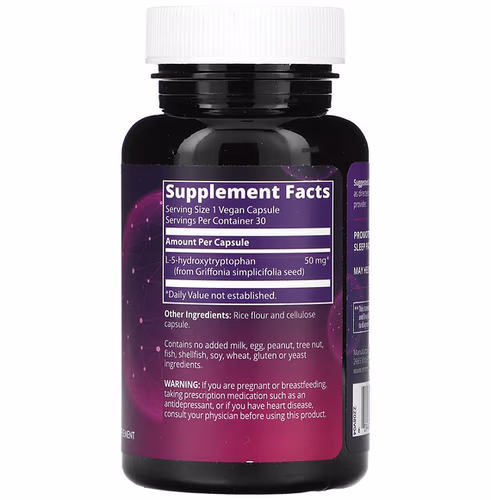 MRM Nutrition, 5-HTP, 50 mg, 30 Vegan Capsules