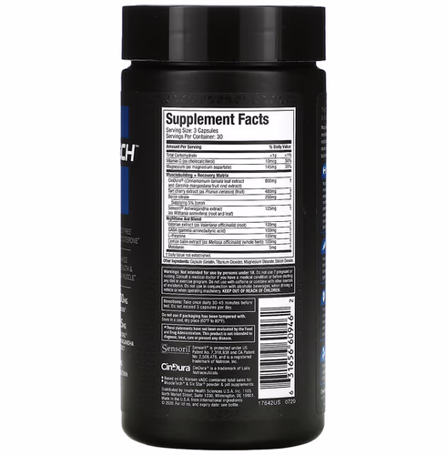 MuscleTech, Muscle Builder PM, Nighttime Recovery Formula, 90 Capsules MuscleTech, Muscle Builder PM, Nighttime Recovery Formula, 90 Capsules