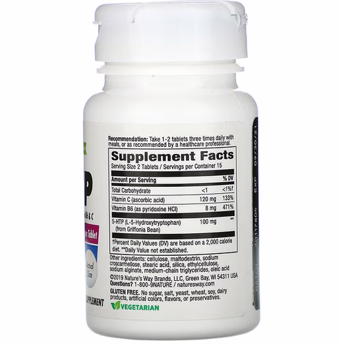 Nature's Way, 5-HTP, 50 mg, 30 Tablets