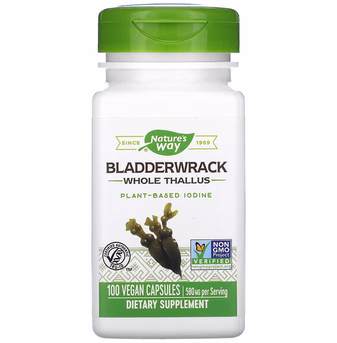 Nature's Way Bladderwrack，580 毫克，100 粒素食膠囊
